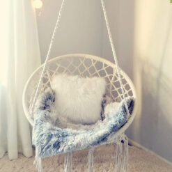 Huśtawka ogrodowa bocianie gniazdo fotel wiszący krzesło boho 80cm Soodukas.Com