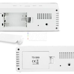 Stiilne LED äratuskell termomeetriga Soodukas.Com