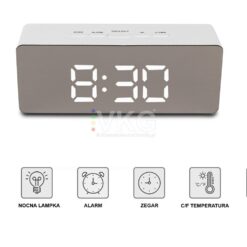 Stiilne LED äratuskell termomeetriga Soodukas.Com