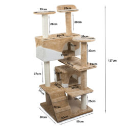 Drapak dla kota drzewko domek wieża legowisko 92cm Soodukas.Com