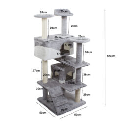 Drapak dla kota domek legowisko drzewo wieża 127cm – Soodukas.Com Drapak dla kota domek legowisko drzewo wieża 127cm Soodukas.Com