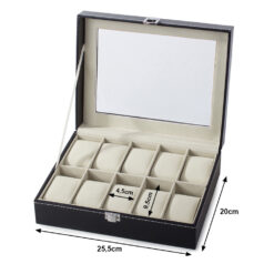 Szkatułka na zegarki organizer pudełko etui 10 Soodukas.Com