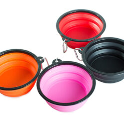 Miska składana silikonowa dla psa podróżna 0,8 l Soodukas.Com