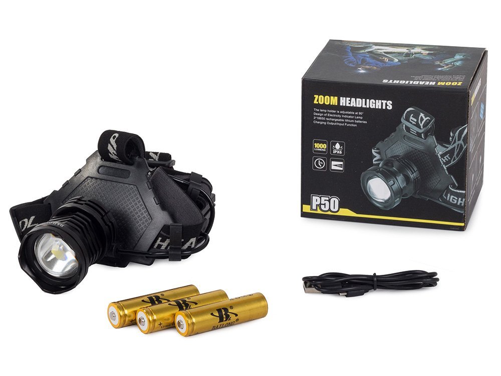 Latarka czołowa bailong led cree xhp70 powerbank – Soodukas.Com Latarka czołowa bailong led cree xhp70 powerbank - Image 4