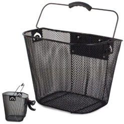 Metallist jalgrattakorv kiireks kinnitamiseks