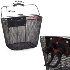 Metallist jalgrattakorv kiireks kinnitamiseks Soodukas.Com