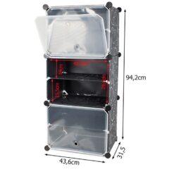 Moodulne jalatsikapp kuue riiuliga Soodukas.Com