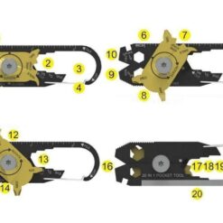 Mitmekülgne võtmehoidja tööriist Soodukas.Com