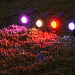 Värviline aiavalgusti päikesepatareiga Soodukas.Com