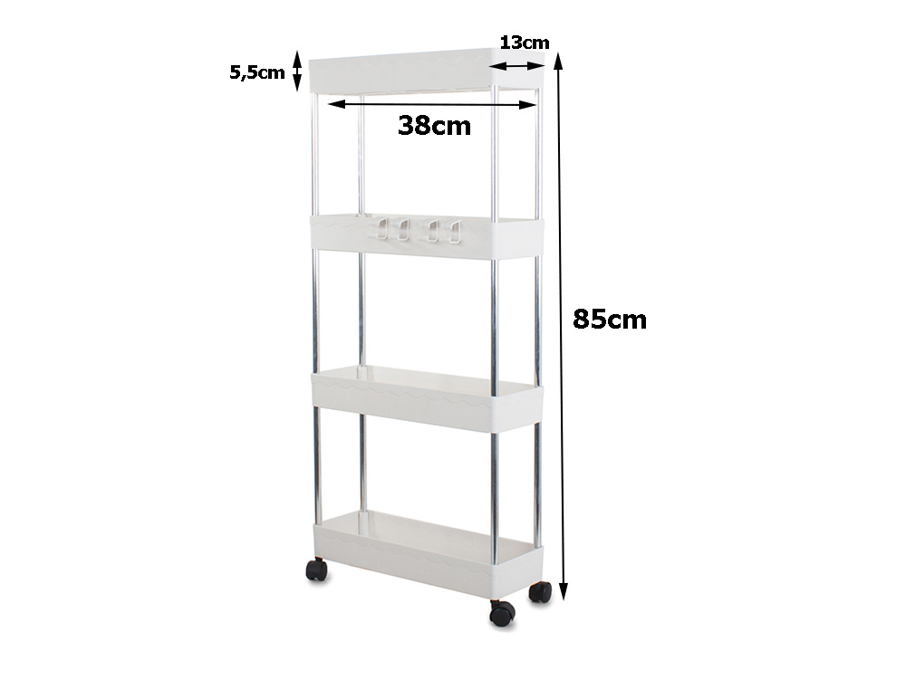 Mitmeotstarbeline riiul ratastel – Soodukas.Com Mitmeotstarbeline riiul ratastel - Image 4