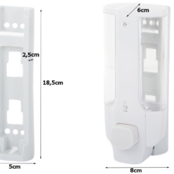 Stiilne seinale kinnitatav seebidosaator Soodukas.Com