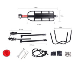 Universaalne alumiiniumist jalgrattapagasiraam Soodukas.Com