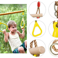 Lastele mõeldud puidust kiik Soodukas.Com