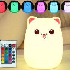 Laste LED öölamp kassikujuline Soodukas.Com