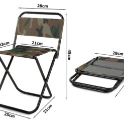 Kokkupandav matkatoole seljatoega Soodukas.Com