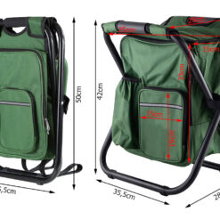 Kokkupandav kalastustool seljakotiga Soodukas.Com