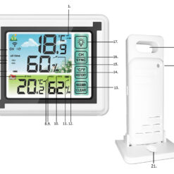 Stiilne juhtmevaba ilmajaam – Soodukas.Com Stiilne juhtmevaba ilmajaam Soodukas.Com