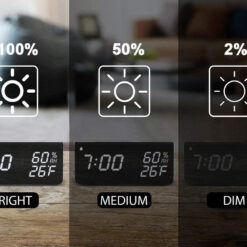 Stiilne multifunktsionaalne äratuskell Soodukas.Com