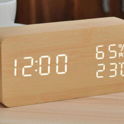 Elektroniczny budzik zegar termometr higrometr usb Soodukas.Com
