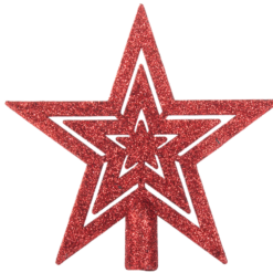 Punased jõulukuulid ja täht Soodukas.Com