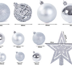 Säravad jõulukaunistused 100-osalises komplektis Soodukas.Com