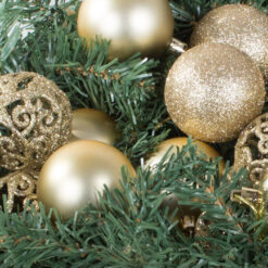 Kuldsed jõulukuulid komplektis Soodukas.Com