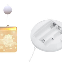 Witraż led 3d na okno ozdoba lampki świąteczne Soodukas.Com