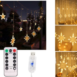 Tähtedega LED valguskardin Soodukas.Com