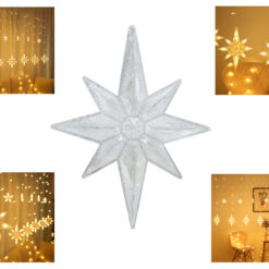 Tähtedega LED valguskardin Soodukas.Com