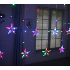 Värviline LED Täheline Valguskardin Soodukas.Com