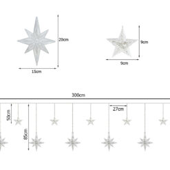 LED täheline valguskardin Soodukas.Com