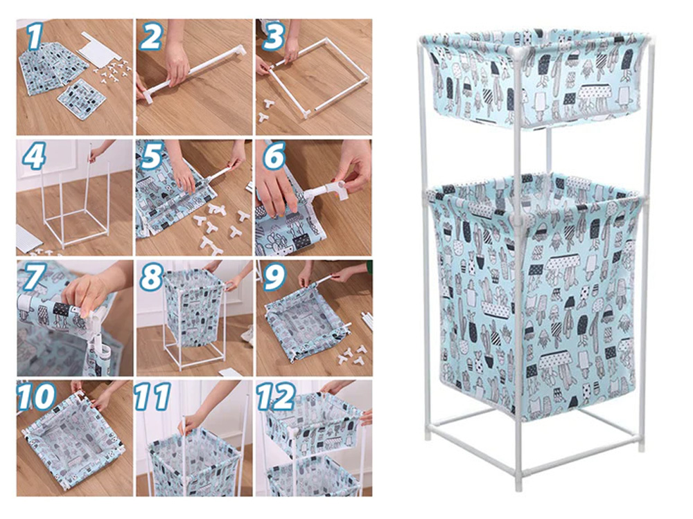 Kahekordne pesukorv riietele – Soodukas.Com Kahekordne pesukorv riietele - Image 6