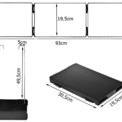 Kokkupandav Kolmeosaline Kosmeetikapeegel Soodukas.Com