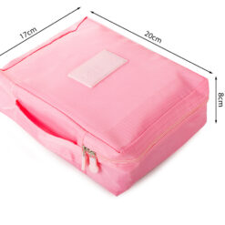 Roosa reisikosmeetikakott Soodukas.Com