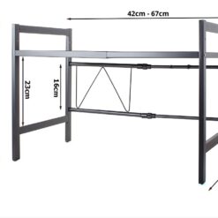 Reguleeritav köögiriiul mikrolaineahjule Soodukas.Com