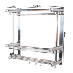 Kahe riiuliga vannitoa korraldaja Soodukas.Com