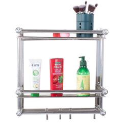 Kahe riiuliga vannitoa korraldaja Soodukas.Com