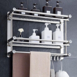 Kahe riiuliga vannitoa korraldaja Soodukas.Com