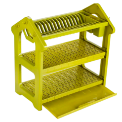 Kolmetasandiline nõudekuivatusrest Soodukas.Com