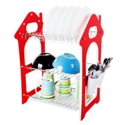 Kolmetasandiline nõudekuivatusrest Soodukas.Com