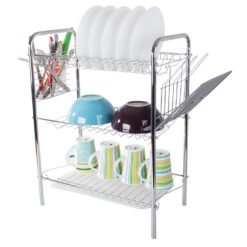 Kolmetasandiline nõudekuivatusrest Soodukas.Com