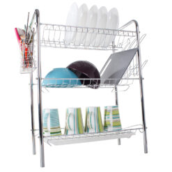 Kolmetasandiline nõudekuivatusrest Soodukas.Com