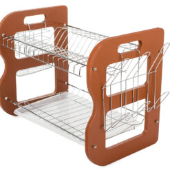 Kahekihiline puidust nõudekuivatusrest Soodukas.Com