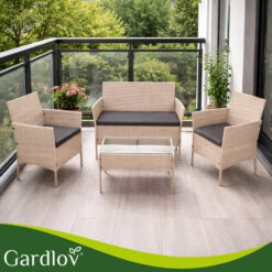 Aiamööbli komplekt – diivan, 2 tugitooli ja laud Soodukas.Com