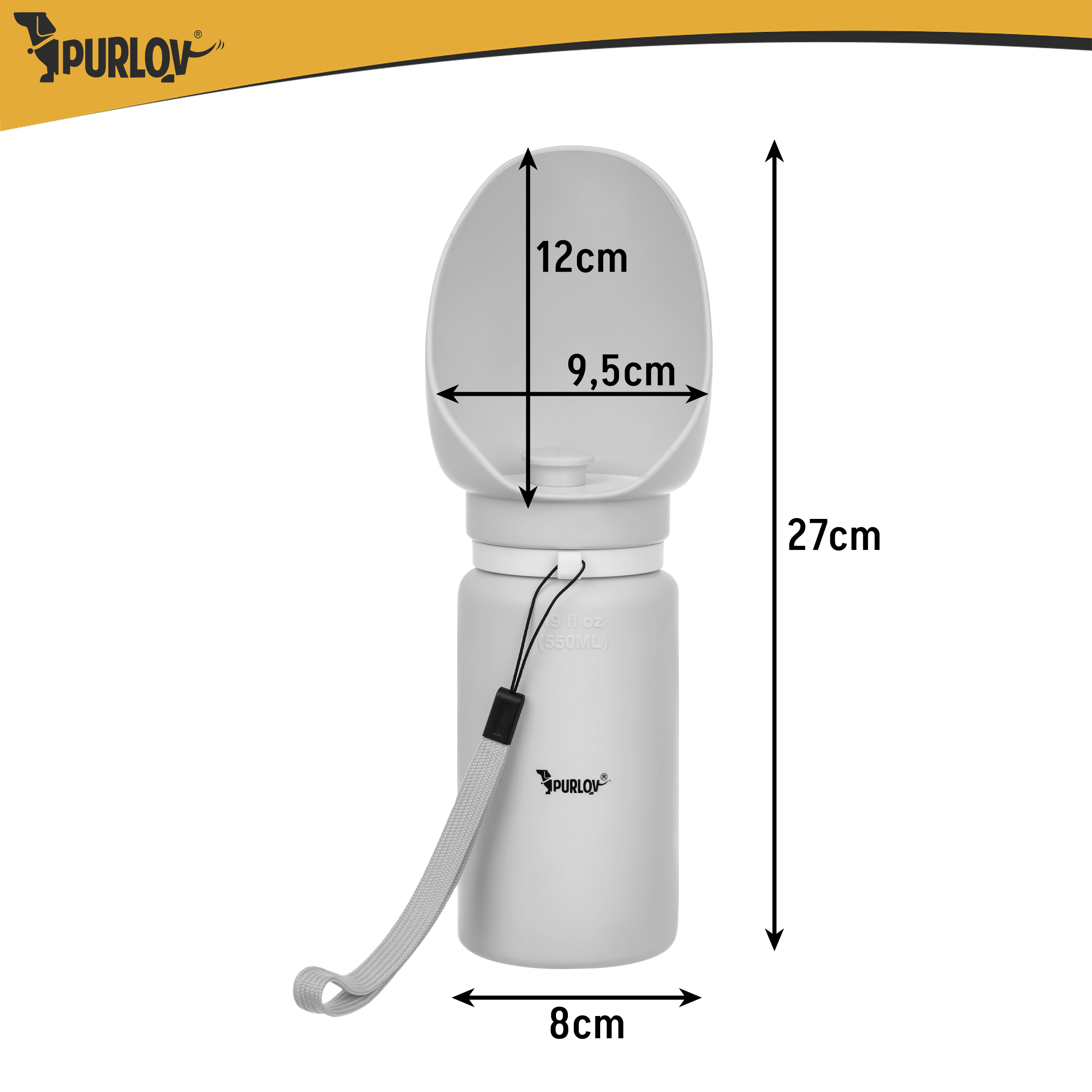 Kaasaskantav joogipudel koerale 550ml – Soodukas.Com Kaasaskantav joogipudel koerale 550ml - Image 4
