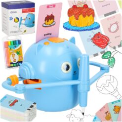 Joonistusrobot - õpperobot + pildikaardid ja lisatarvikud