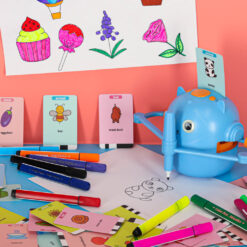 Alternative view of Joonistusrobot - õpperobot + pildikaardid ja lisatarvikud