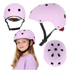 Laste jalgrattakiiver LED-tulega M 55–58cm