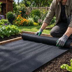 Must peenravaip 1×30m, 50g/m² Soodukas.Com