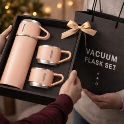 Roostevabast terasest termos 400ml + 3 tassi Soodukas.Com